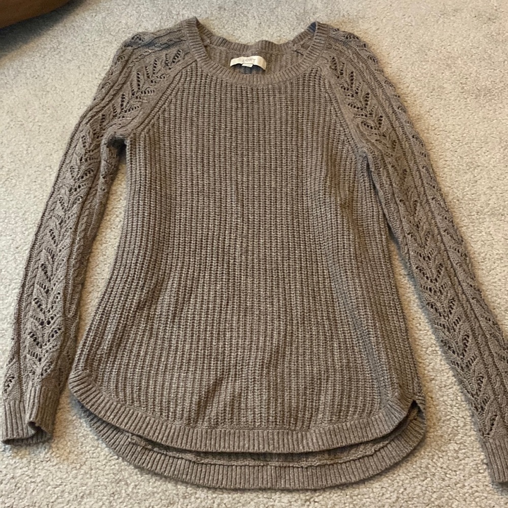 LOFT Warm Brown Sweater, LIKE NEW